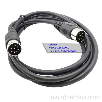 USB 6RCA Midi Power Extension Mini Din Cable